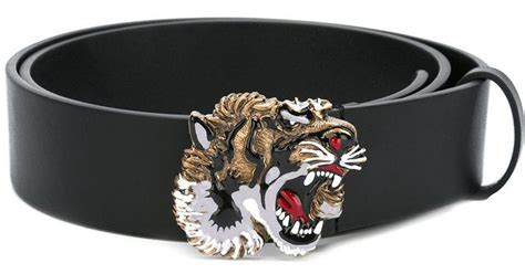 gucci belt with tiger head|Gucci belt with tiger buckle.